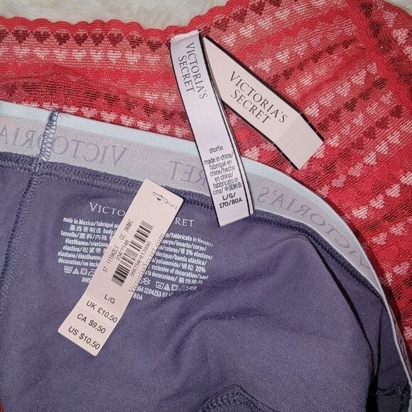 Victoria's Secret & Soma bundle of 4 panties G-string hipster large/Xl - Picture 10 of 11